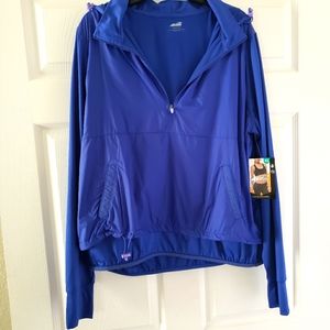 Avia Women's Royal Blue Pullover Windbreaker